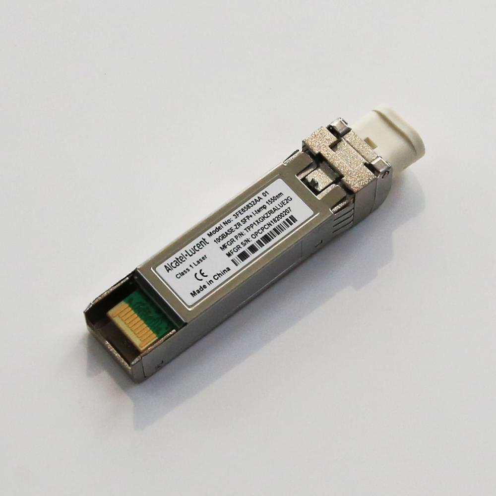 Alcatel-Lucent 3FE65832AA SFP+ 10GBASE-ZR Industrial Temp 80km Optical Transceiver Module