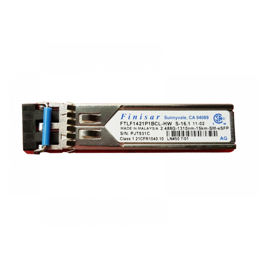 Finisar FTLF1421P1BCL OC-48 IR-1/STM S-16.1 SFP Transceiver