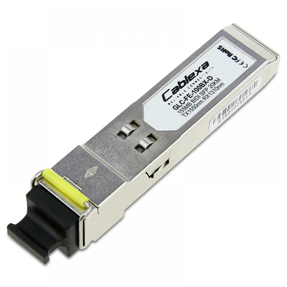 Cisco Compatible GLC-FE-100BX-D 100BASE-BX20-D SFP Module (Cablexa)