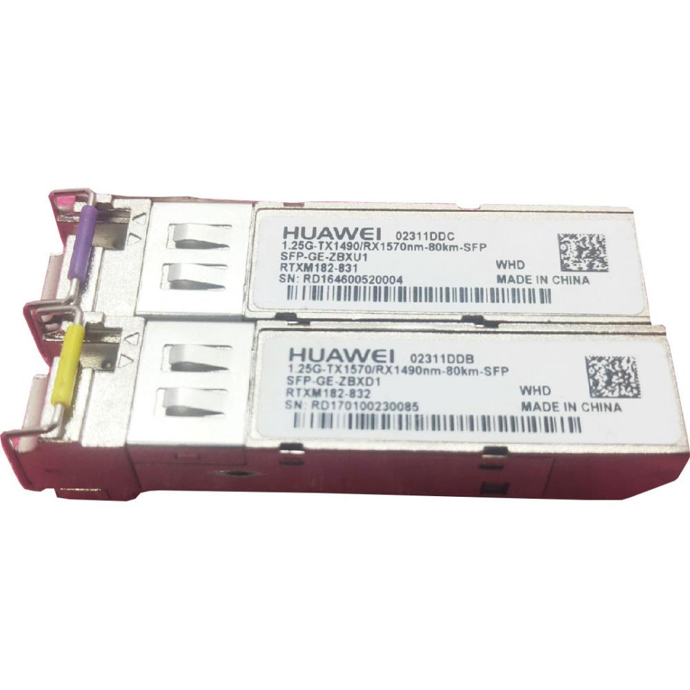 Huawei BiDi Single-fiber Gigabit SFP Pair 02311DDB + 02311DDC
