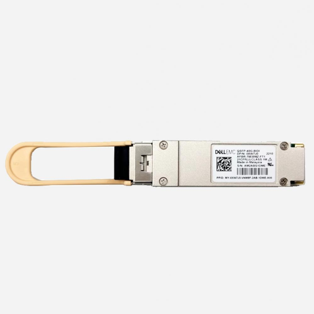 Dell 0XW7J0 QSFP-40G-BIDI 40GBASE-SR4 BiDi Multi-Mode Optical Transceiver