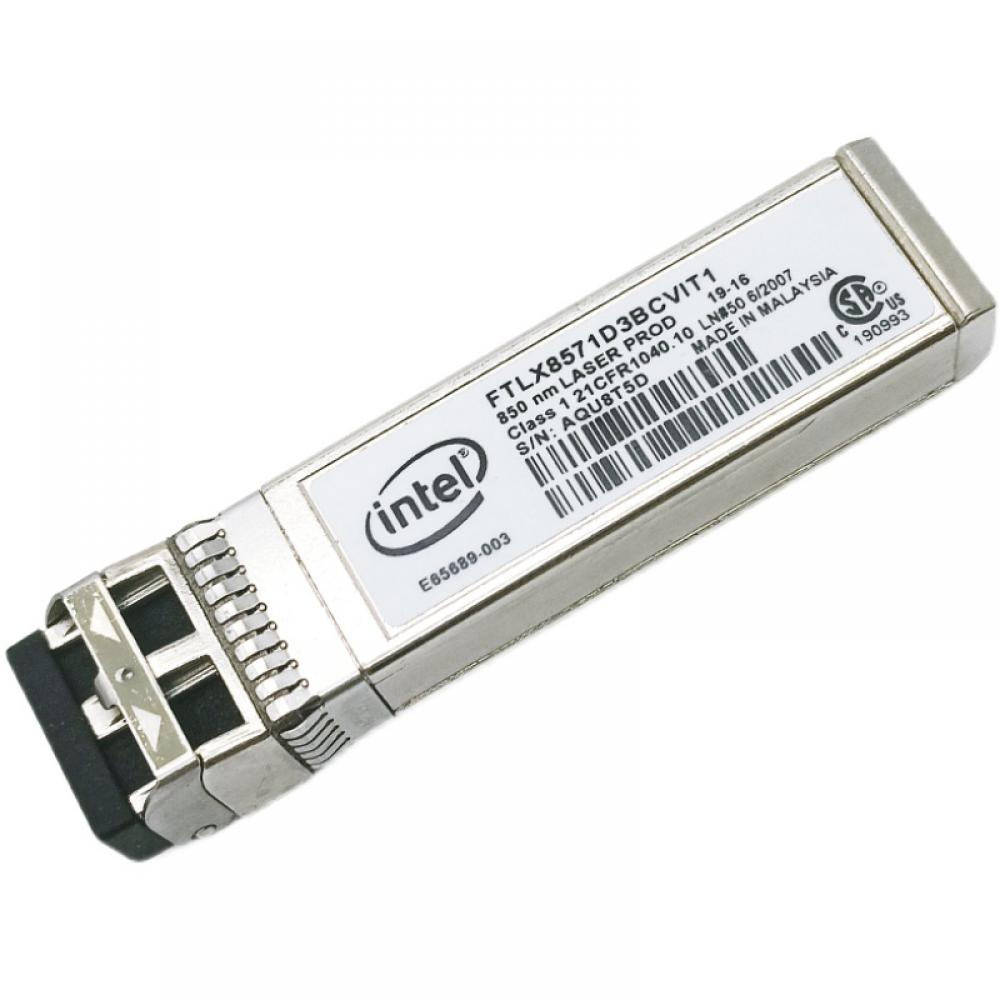 Intel FTLX8571D3BCVIT1 SFP+ 10GBASE-SR Single-Rate Commercial Temp Multi-Mode Optical Transceiver Module