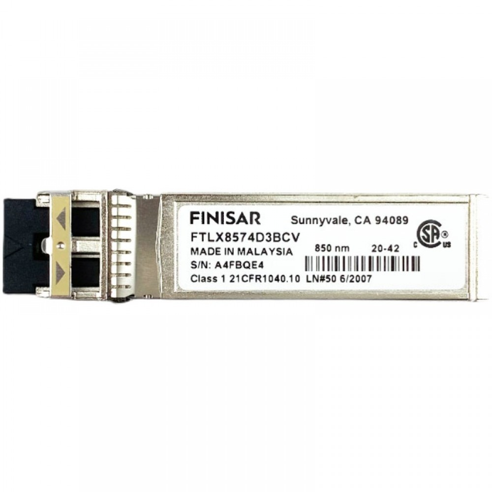 Finisar FTLX8574D3BCV 10G/1G Dual Rate SFP+ Transceiver