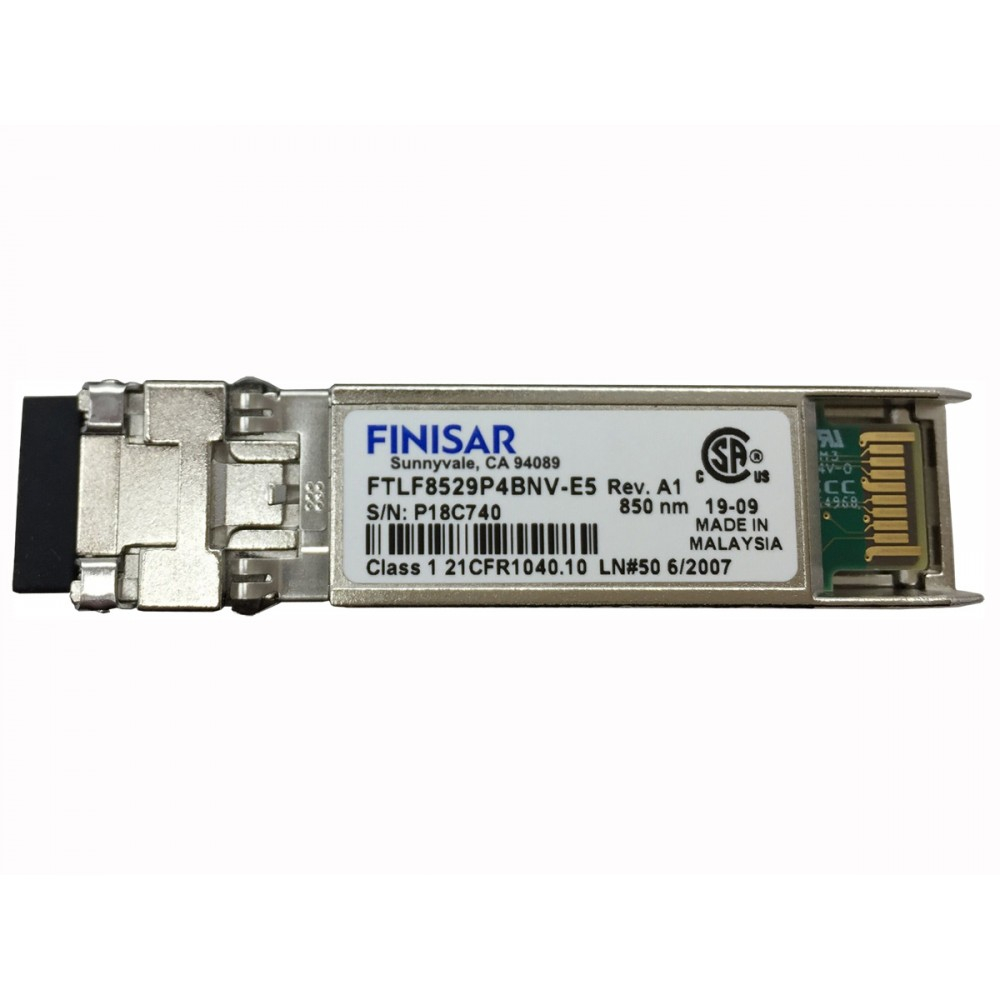 Finisar FTLF8529P4BNV 16GFC Extended Temperature SFP+ Transceiver