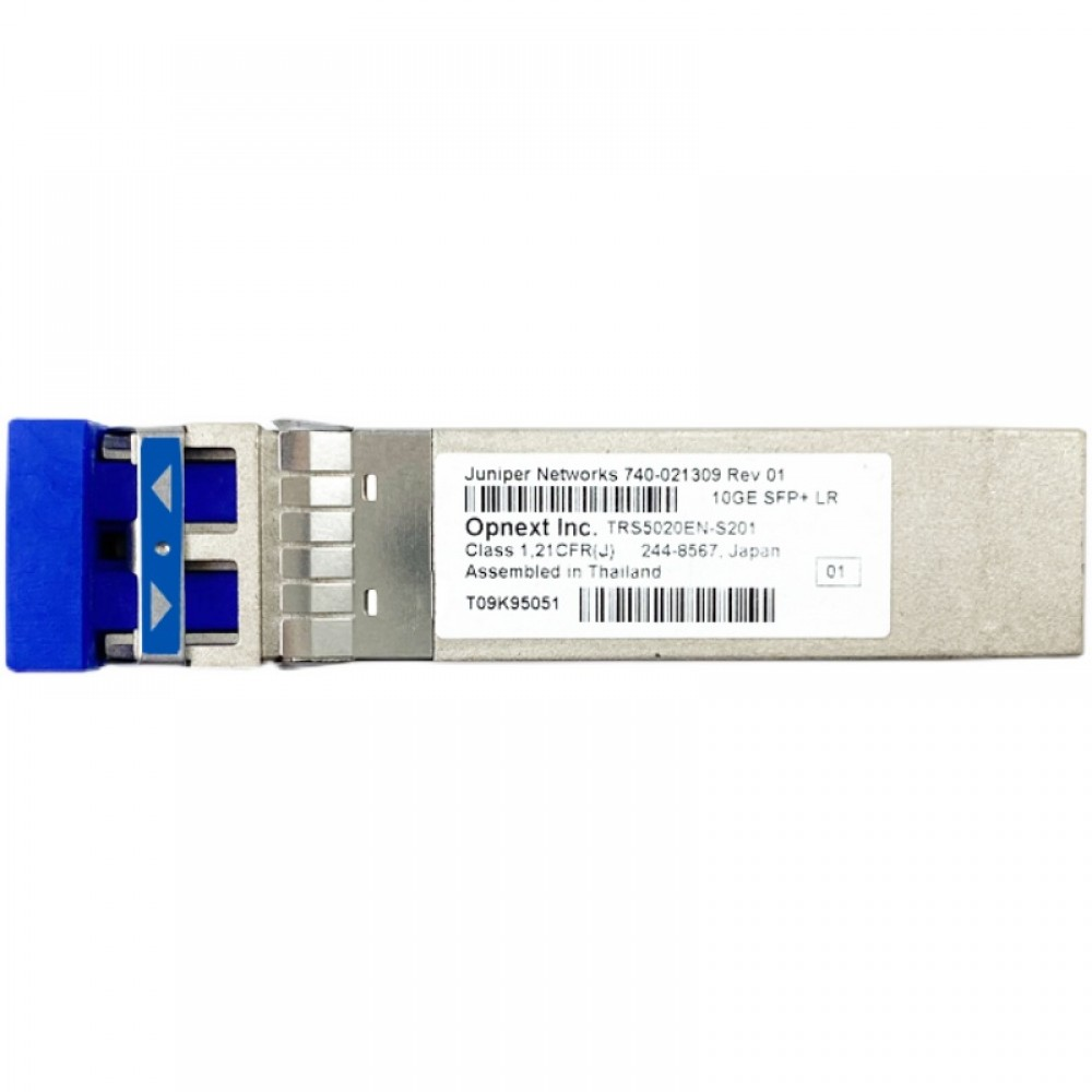 Juniper EX-SFP-10GE-LR (740-021309) SFP+ 10GBASE-LR Single-Mode Optical Transceiver Module