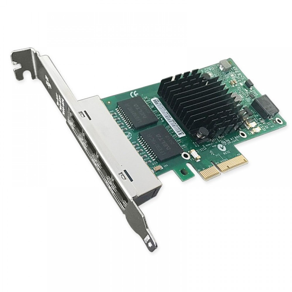 Intel I350-T4V2 Quad Gigabit RJ45 Copper PCIe v2.1 x4 Server Network Adapter