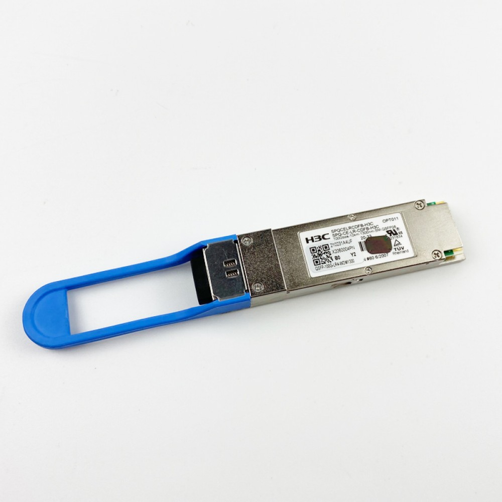 H3C QSFP-100G-LR4-WDM1300 100GBASE-LR4 QSFP28 1310nm 10km DOM LC SMF Optical Transceiver Full Datasheet