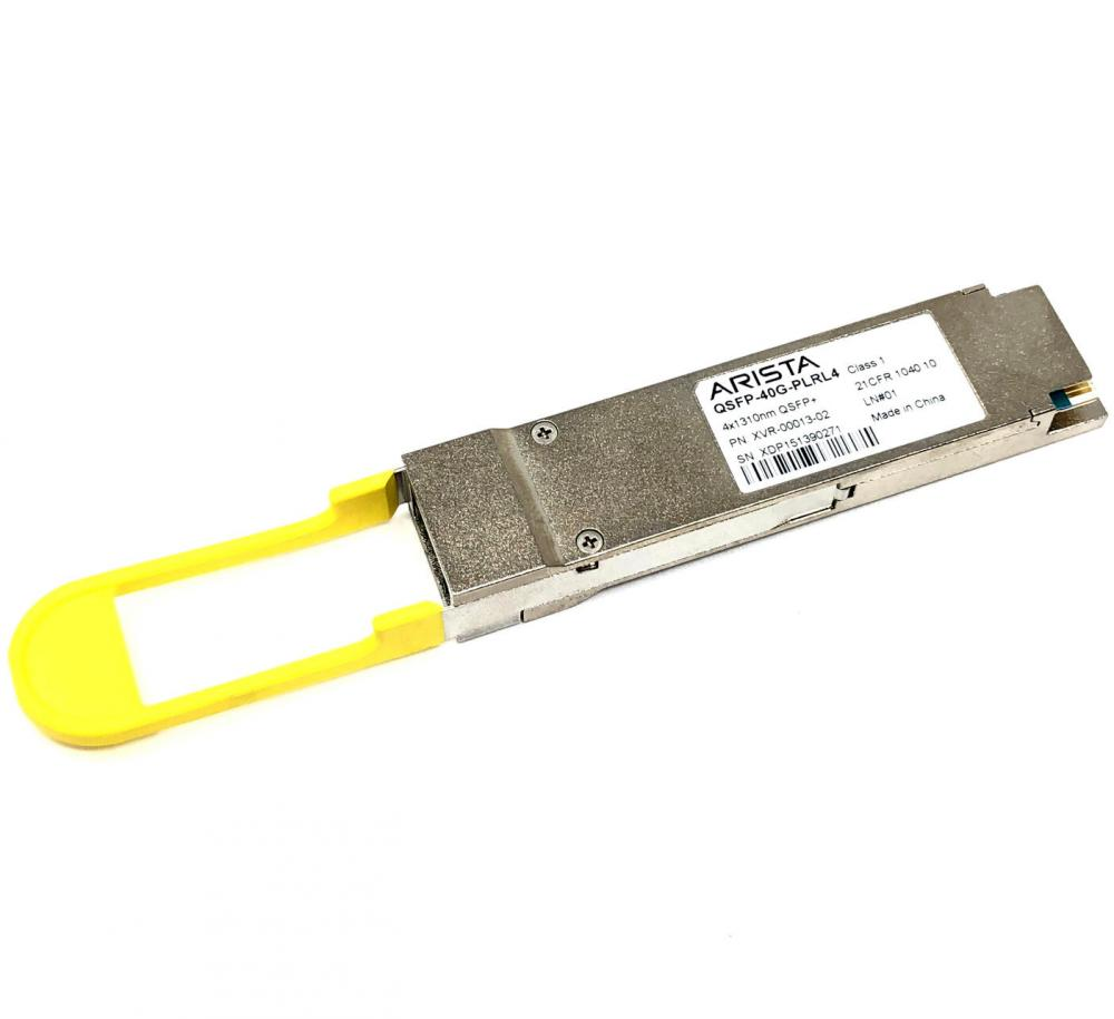 Arista QSFP-40G-PLRL4 (XVR-00013-02) 40G QSFP+ PLRL4 Parallel Single-Mode Optical Transceiver Module (1310nm, MTP/MPO-12, 1km DOM)