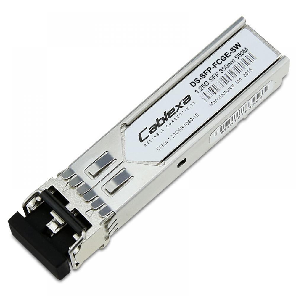 Cisco Compatible DS-SFP-FCGE-SW 1/2-Gbps Fibre Channel & Gigabit Ethernet SFP Transceiver