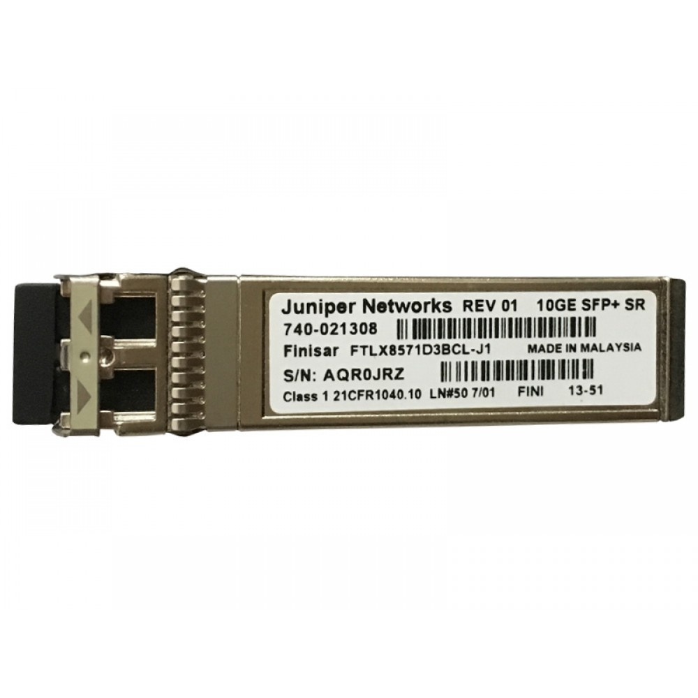 Juniper EX-SFP-10GE-SR (740-021308) SFP+ 10GBASE-SR 10G Multi-Mode Optical Transceiver Module