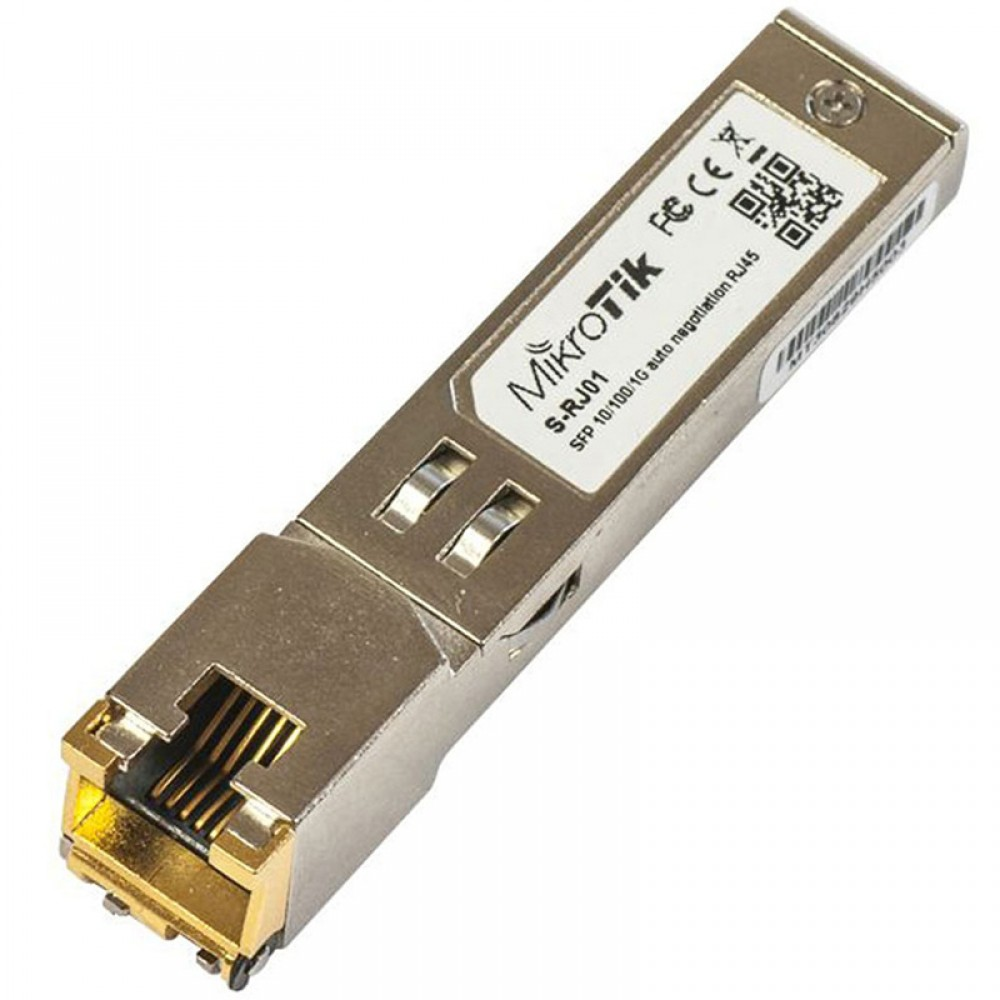MikroTik S-RJ01 RJ45 SFP 10/100/1000M Copper Module