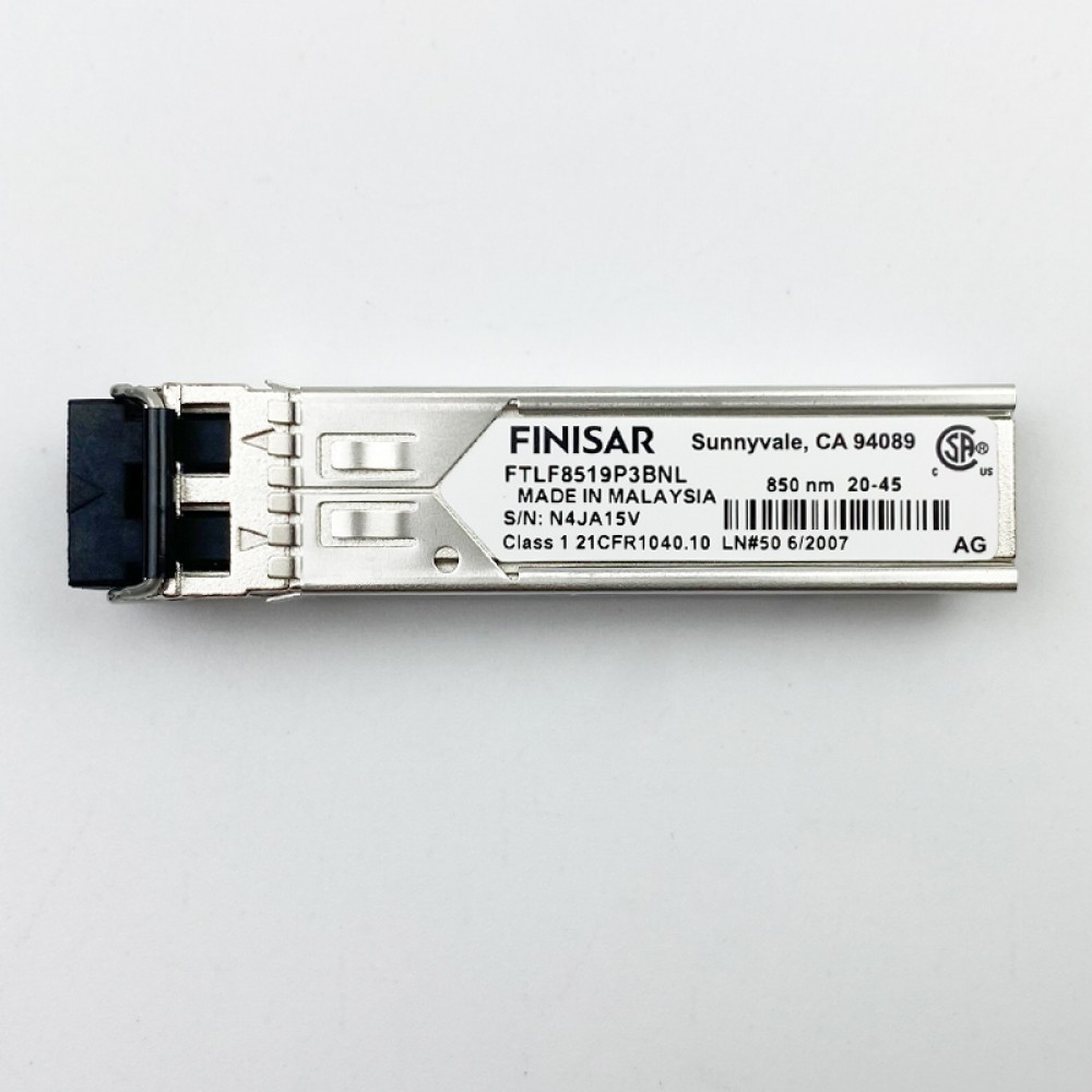 Finisar FTLF8519P3BNL 1000BASE-SX & 2G FC SFP Transceiver