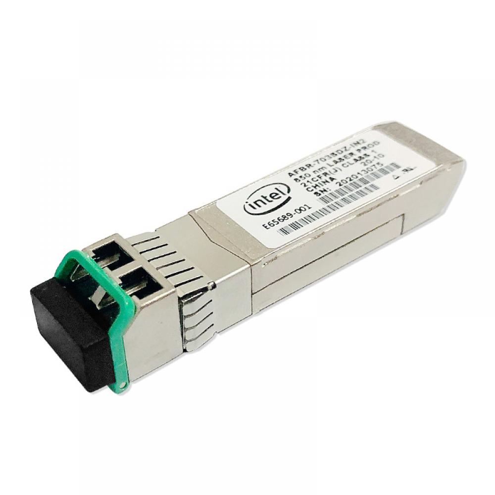 Intel AFBR-703SDZ-IN2 SFP+ 1G/10G Dual-Rate 10GBASE-SR Multi-Mode Optical Transceiver Module