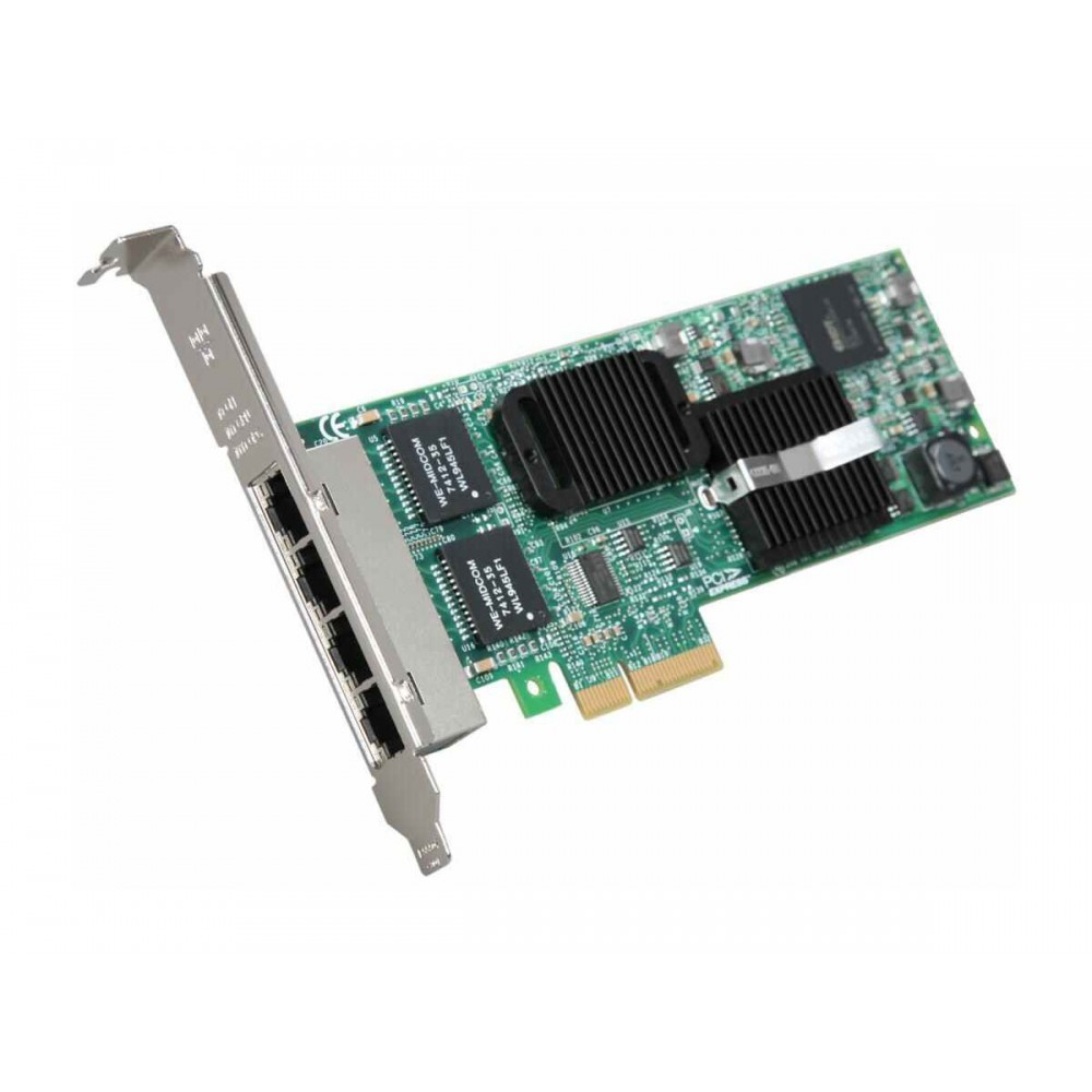 Intel E1G44ET Quad Gigabit RJ45 Copper PCIe Server Network Adapter (82576 Chip)