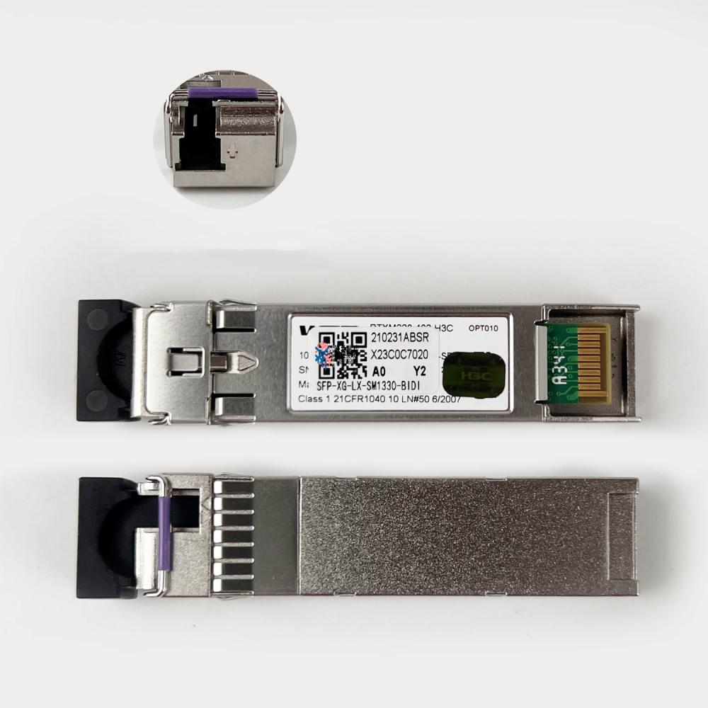 H3C SFP-XG-LX-SM1330-BIDI (0231ABSR) 10G BiDi SFP+ TX1330/RX1270 10km Simplex LC Single-Mode Optical Transceiver Full Datasheet