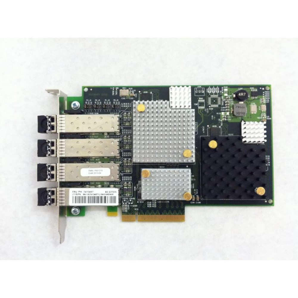 IBM 74Y3467 (FRU 5729) 4-Port 8Gb Fibre Channel HBA PCIe2.0 Full Height Datasheet