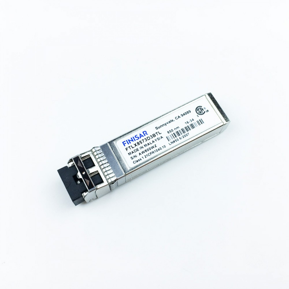 Finisar FTLX8573D3BTL 10GBASE-SR Industrial Temperature SFP+ Transceiver