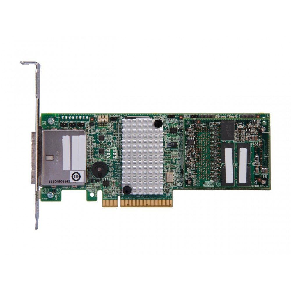 Broadcom LSI 9286‑8e PCIe3.0 SAS RAID Controller (8 External Ports Only, No CacheVault, Flashable IT HBA)
