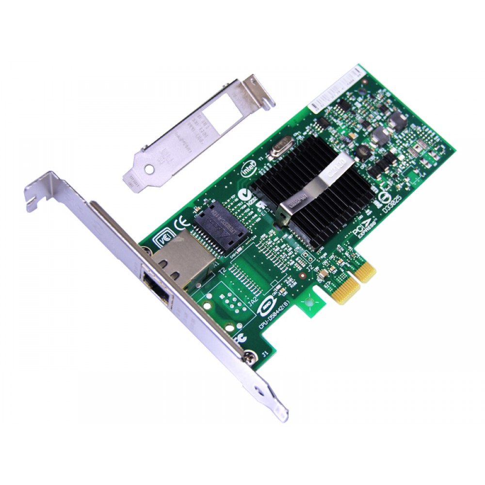 Intel EXPI9400PT Single Gigabit RJ45 PCIe Server Network Adapter (82572GI Chip)