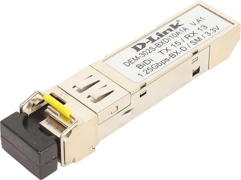 D-Link DEM-302S-BXD SFP 1000BASE-BX BiDi Short-Distance Single-Fiber Gigabit Optical Transceiver