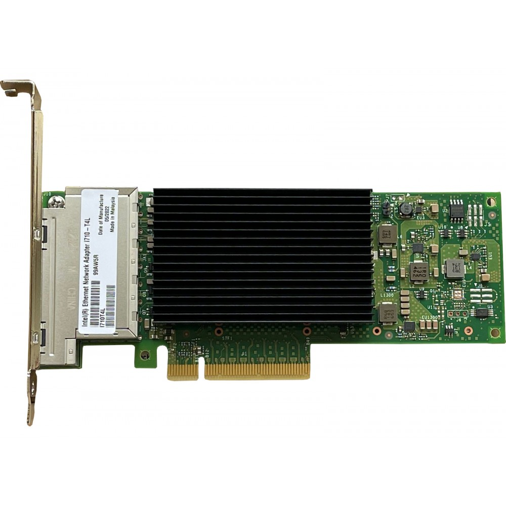Intel I710-T4L Quad 1GbE RJ45 PCIe Ethernet Network Adapter