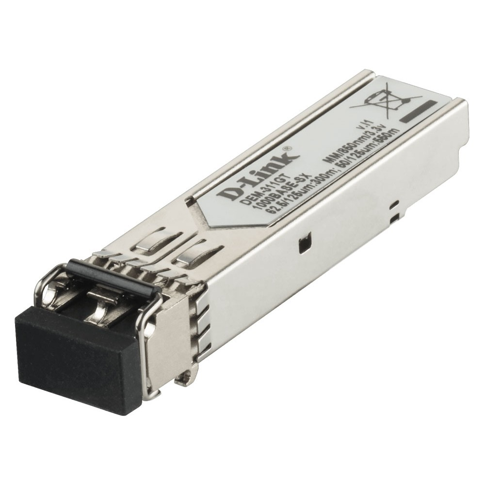 D-Link DEM-311GT SFP 1000BASE-SX Short-Reach Multi-Mode Gigabit Transceiver