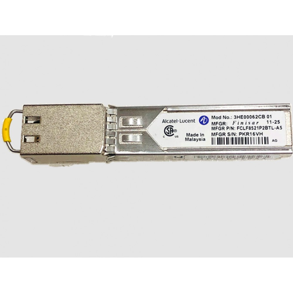 Alcatel-Lucent 3HE00062CB SFP 1000BASE-TX Copper Optical Transceiver Module