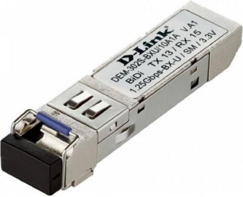 D-Link DEM-302S-BXU SFP 1000BASE-BX BiDi Short-Distance Single-Fiber Gigabit Optical Transceiver