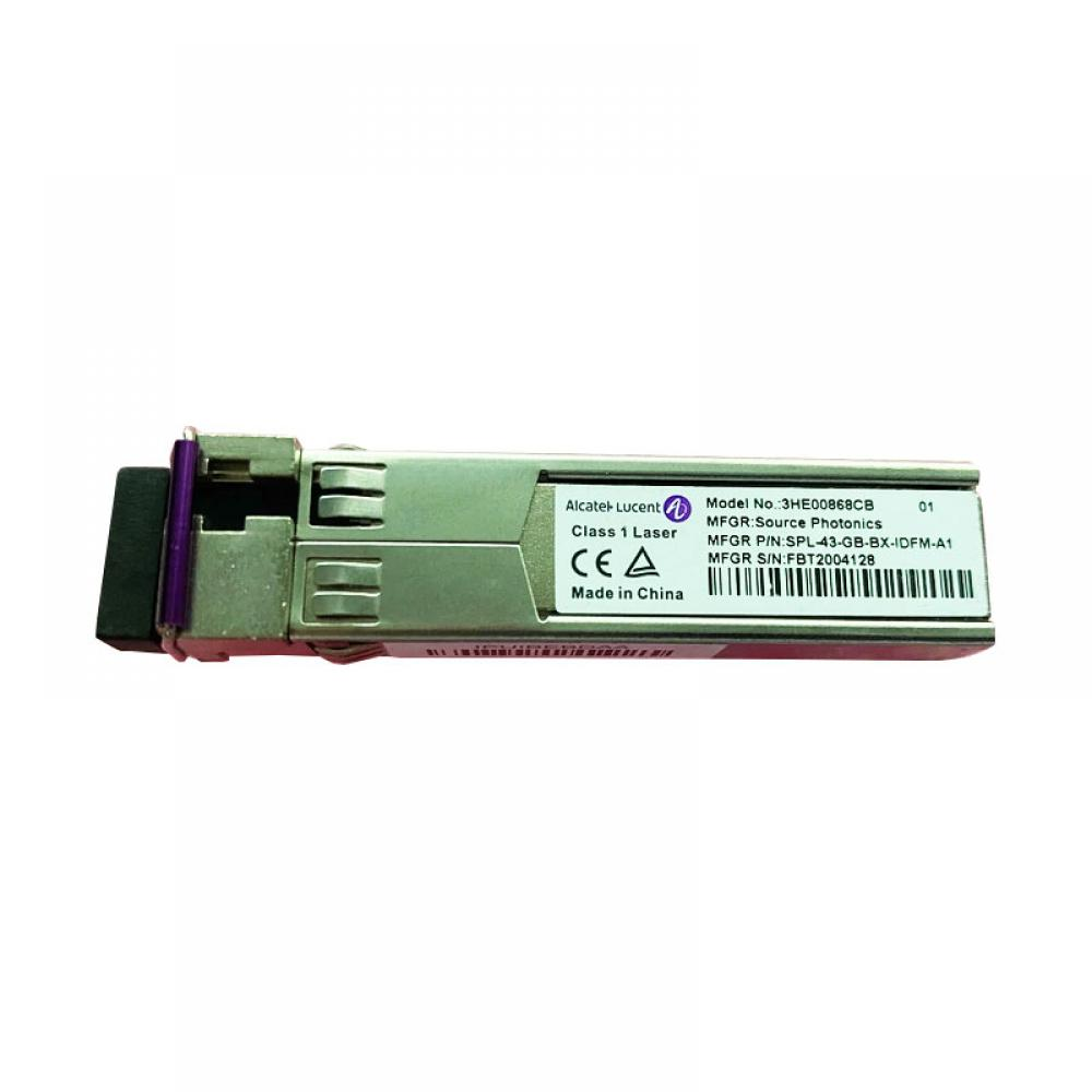 Alcatel-Lucent 3HE00868CB SFP BiDi 1G BX Industrial Wide Temp Optical Transceiver Module