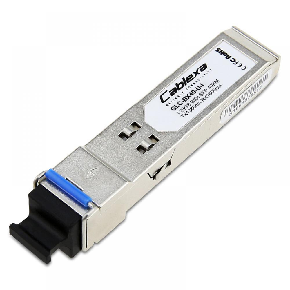 Compatible GLC-BX40-U-I 1000BASE-BX40-U BiDi DOM Single Fiber SFP Transceiver