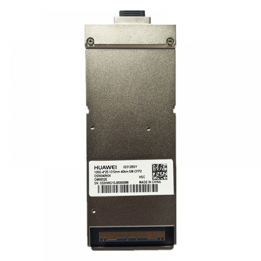 Huawei CFP2-100G-ER4 Optical Module PN:02312BSY Model OM9550E