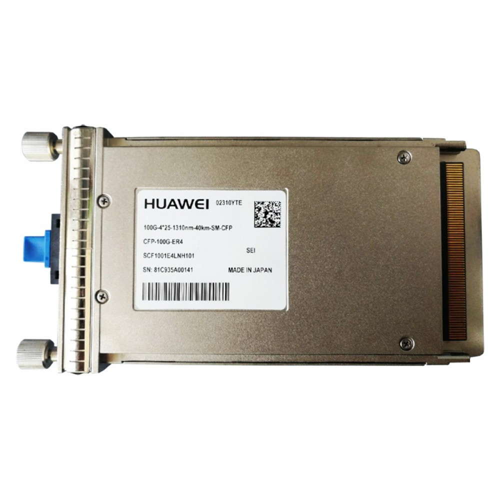 Huawei CFP-100G-ER4 40km Long-reach Single-mode Optical Module PN:02310YTE