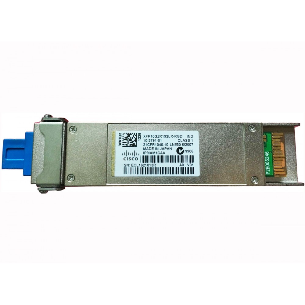 Cisco XFP10GZR192LR-RGD Multirate Industrial XFP Optical Transceiver