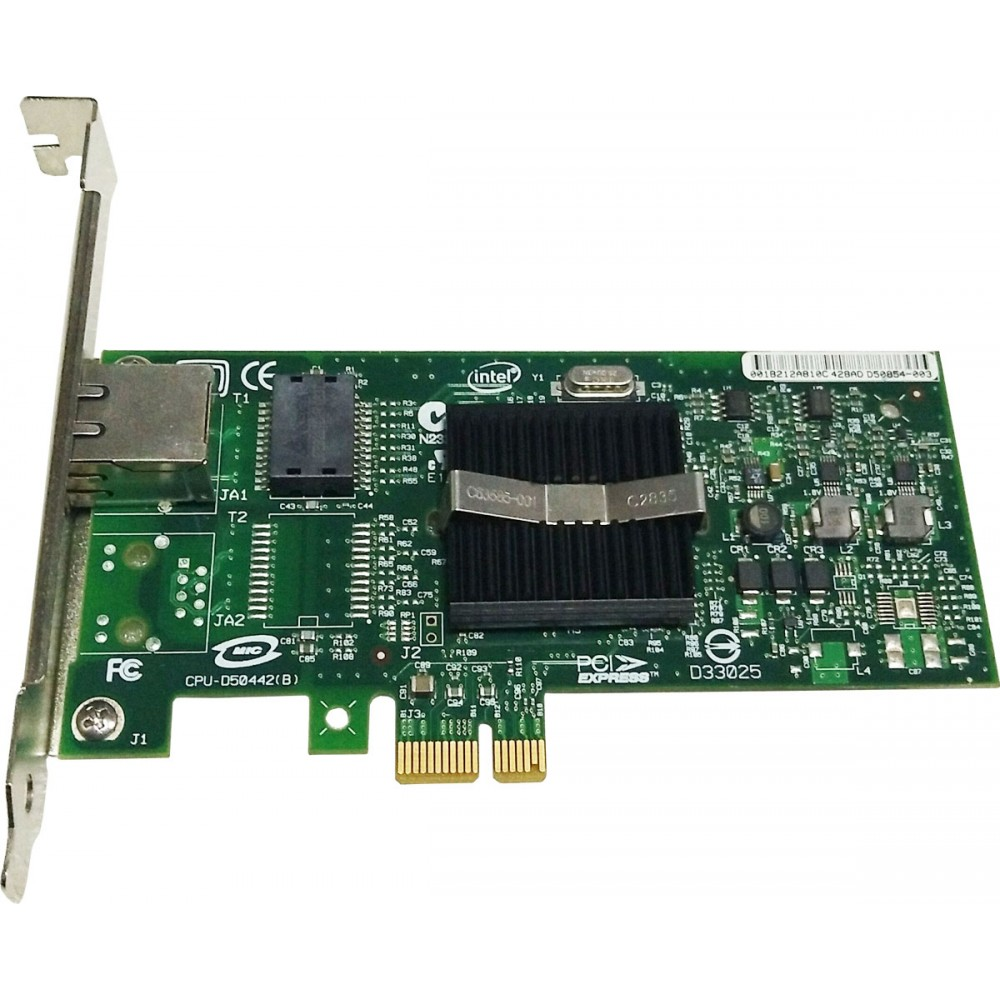 Intel EXPI9300PT Single Gigabit RJ45 PCIe Desktop Network Adapter (82572EI Chip)