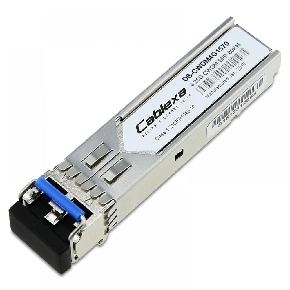Cisco Compatible DS-CWDM4G1570 1/2/4-Gbps Fibre Channel SFP Transceiver