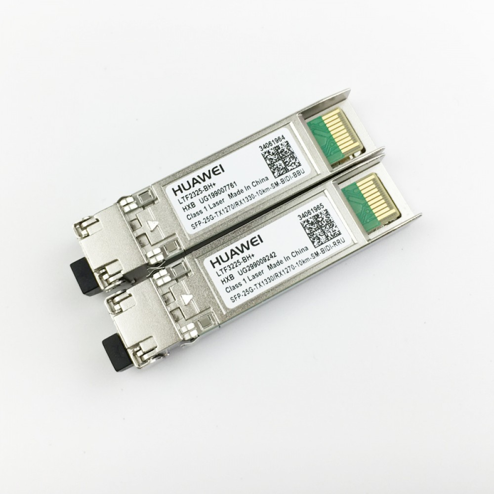 Huawei SFP28 25G BiDi 10km Single-mode Optical Module PN:34061965 (Tx1330/Rx1270)