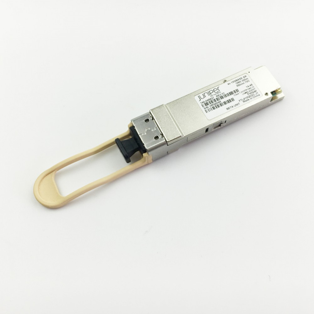 Juniper 740-045627 QSFP+ 4×10GBASE-SR Extended Reach Multi-Mode Optical Transceiver Module
