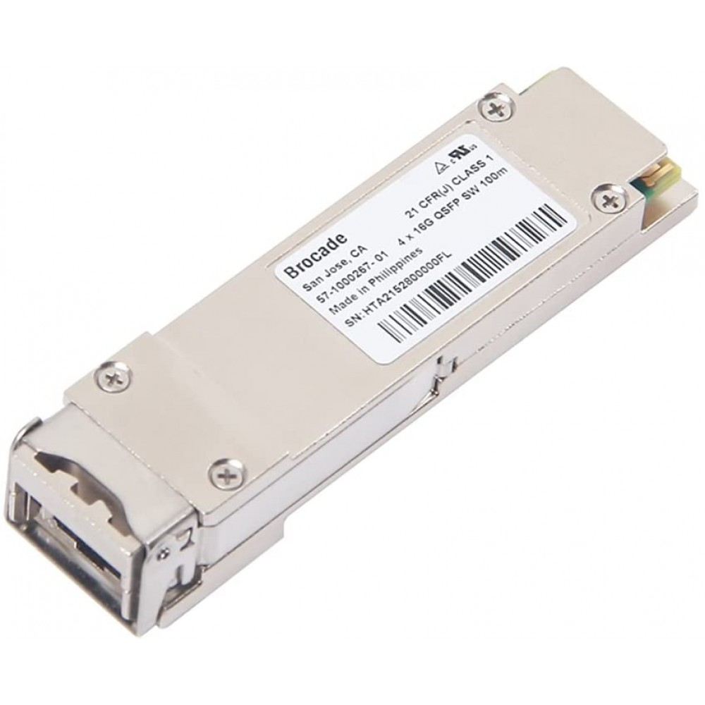 Brocade XBR-000232 4x16G FC QSFP+ SWL Transceiver Module (1-pack)