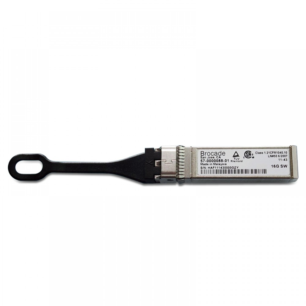 Brocade XBR-000193 16Gb Short Wavelength SFP+ Fibre Channel Transceiver (380m, 8-pack)