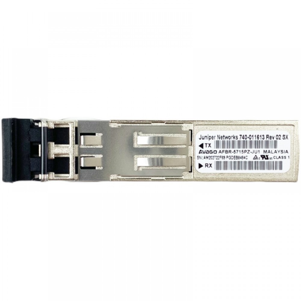 Juniper SRX-SFP-1GE-SX (740-011613) SFP 1000BASE-SX Gigabit Multi-Mode Optical Transceiver Module