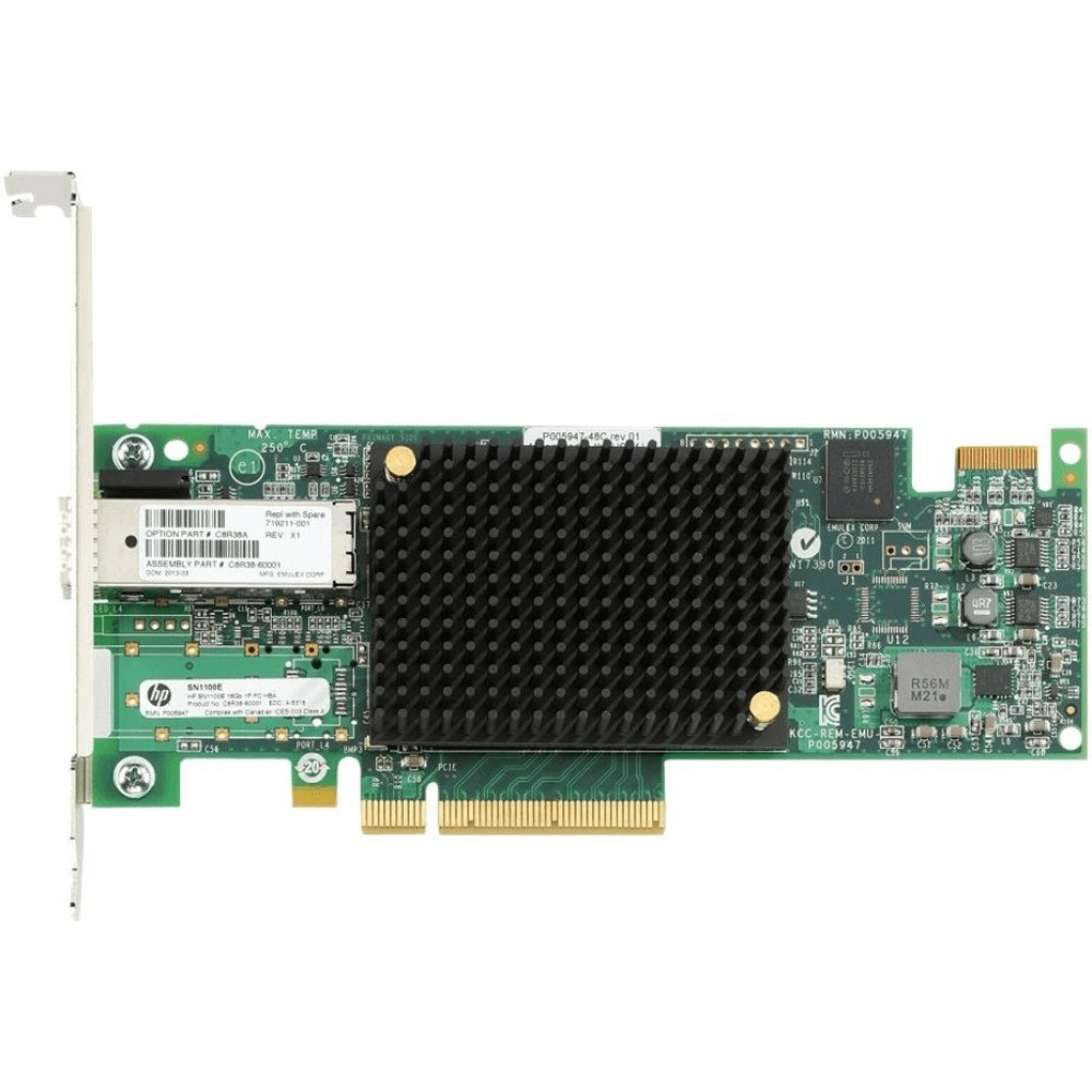 HPE StoreFabric SN1100E 16Gb Single Port Fibre Channel Host Bus Adapter (C8R38A)