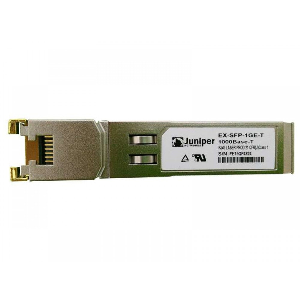 Juniper EX-SFP-1GE-T (740-013111) SFP 10/100/1000BASE-T Copper Electrical Transceiver Module