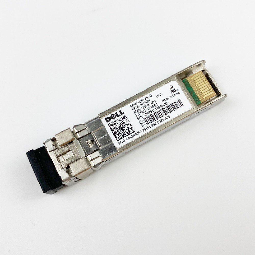Dell SFP28-25G-SR-G2 0W4GPP AFBR-725TMZ-FT1 25G Multi-Mode SFP28 Transceiver
