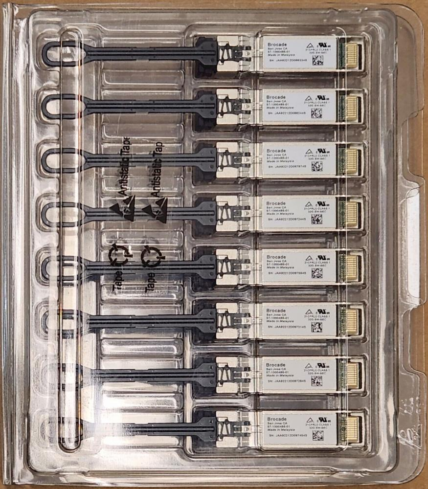 Brocade XBR-000413 32G FC SWL SFP+ Transceiver Module (8-pack)