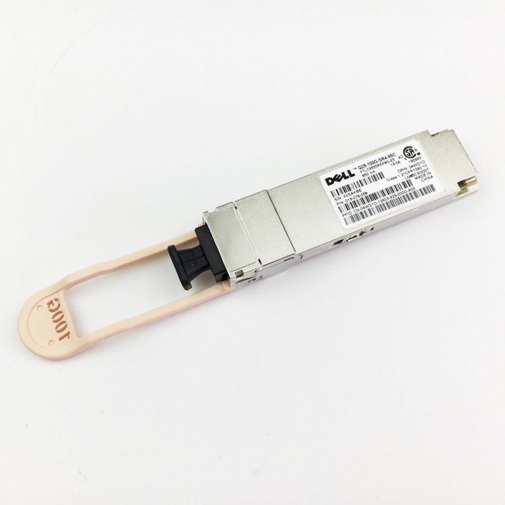 Dell Q28-100G-SR4-85C 04WGYD FTLC9555REPM3-E5 100G SR4 QSFP28 Multi-Mode Transceiver
