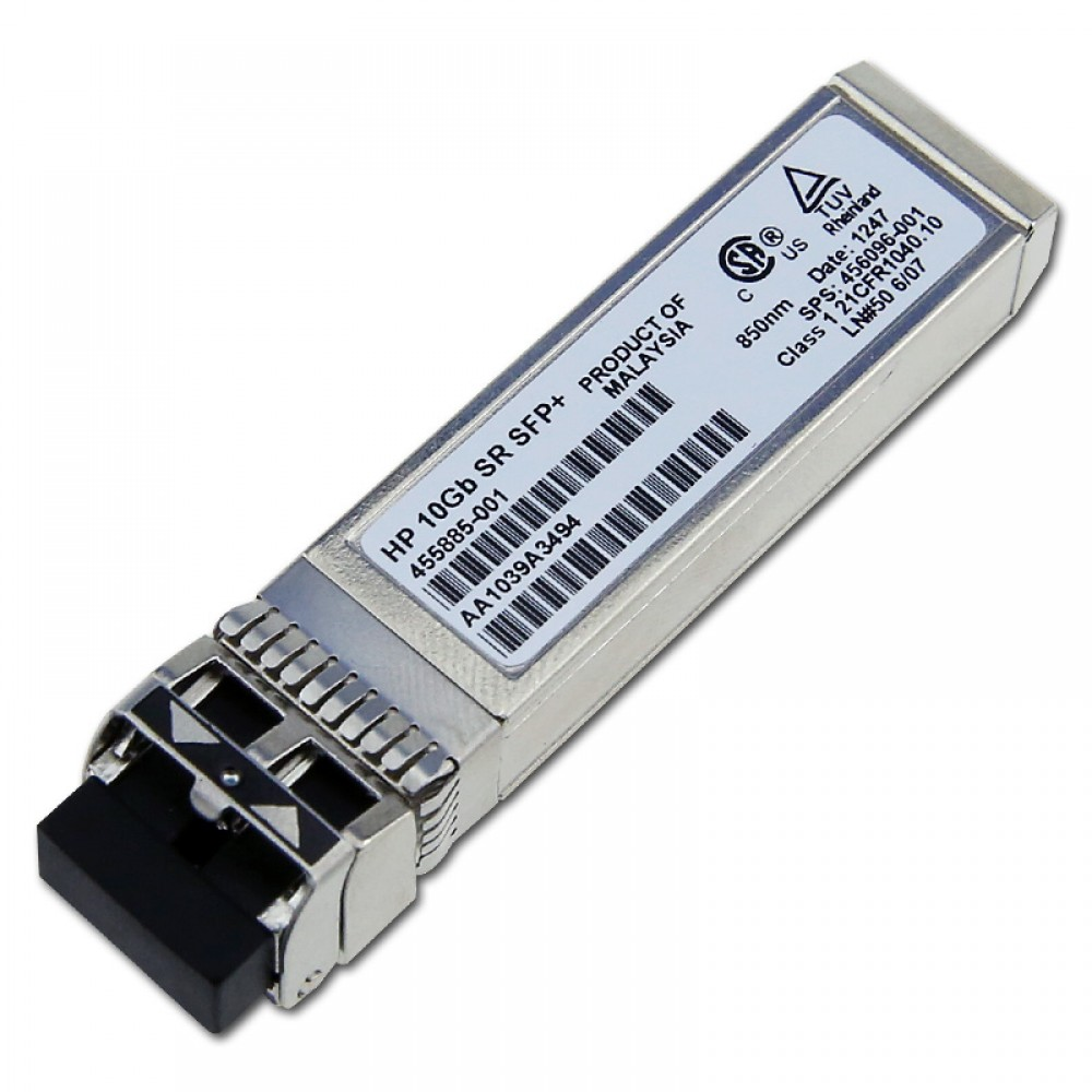 HPE BladeSystem C-Class 10GB SFP+ SR Transceiver（型号 455885-001 / 456096-001 / 455883-B21）