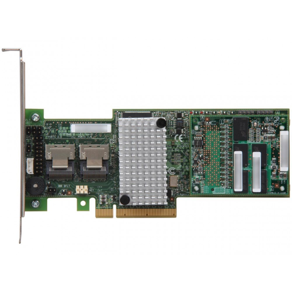 Broadcom LSI 9265‑8i PCIe2.0 MegaRAID RAID Controller (Flashable IT-Mode HBA)