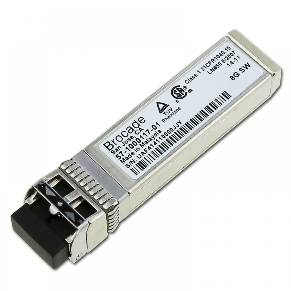 Brocade XBR-000163 8Gb Short Wavelength SFP+ Transceiver 500m