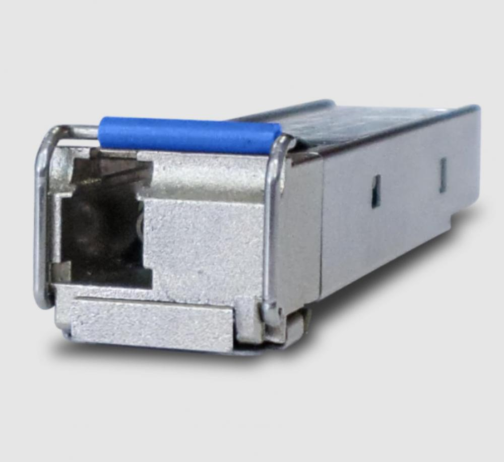 Allied Telesis AT-SPBD20LC/I-14 SFP 1000BASE-BX 20km Industrial Wide Temp TAA-Compliant BiDi Single-Fiber Optical Transceiver Module (1490Tx/1310Rx, LC)