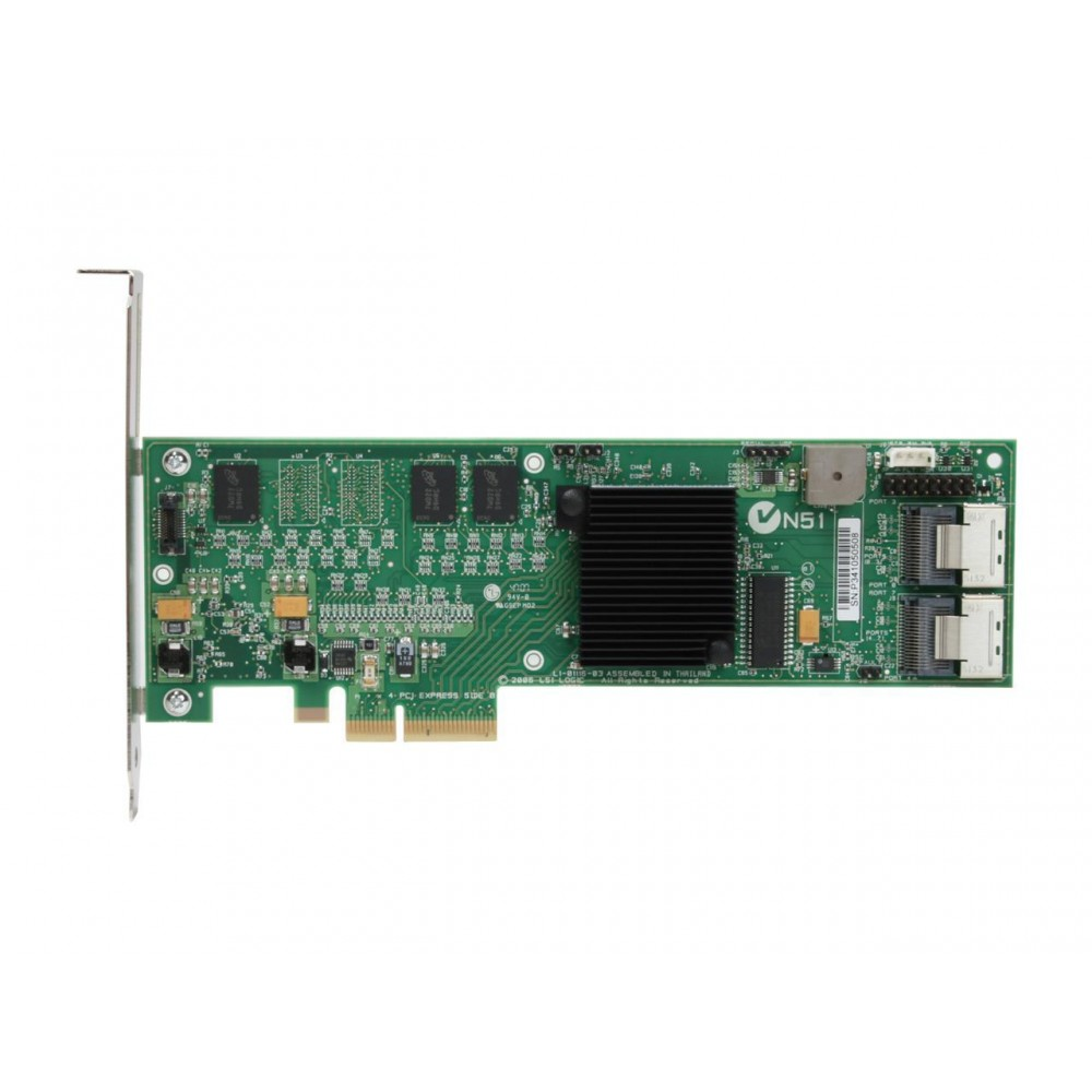 Broadcom LSI 8708ELP LSI00141 PCIe x4 LSISAS1078 8 Internal 3Gb/s SATA/SAS On-Chip RAID Adapter